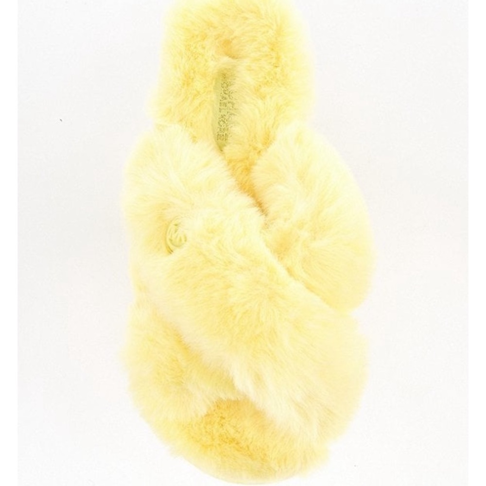 Michael KORS NWT SZ 5FAUX FUR SLIPPERS